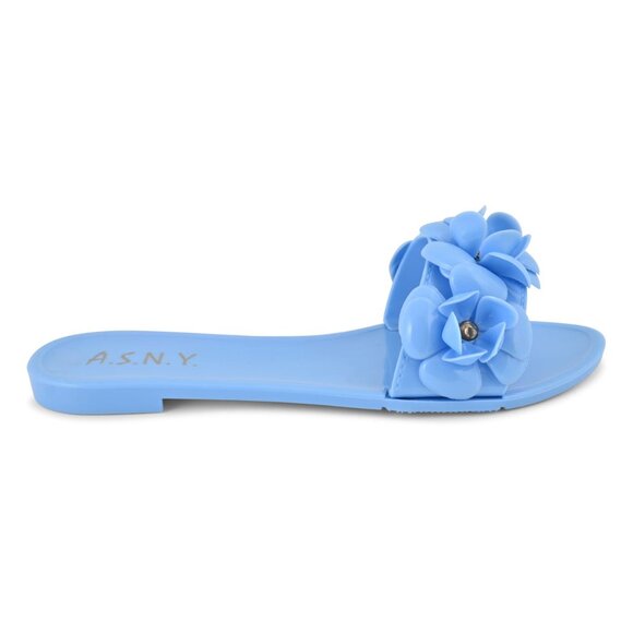 Women's Helen Jelly Sandals Blue - Picture 2 of 3